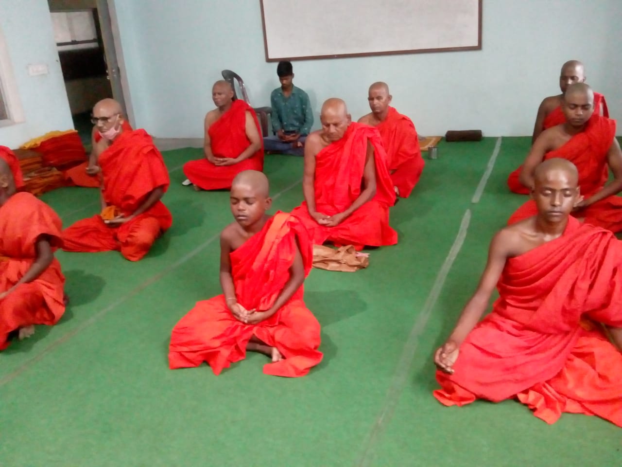 Novice Monk Ordination & Buddhist Training – YBS India